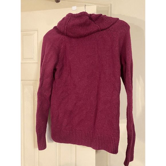 COLUMBIA She Pines for Alpine II Cowl Neck Purple Pink Sweater Size XL - Picture 3 of 5